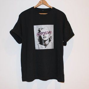 Marilyn Monroe Black T-Shirt (XL)
